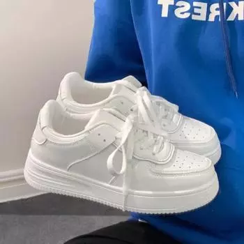 Кроссовки женские новые весна осень обувь для досок мода комфорт красочные повседневные академический стиль маленькие белые туфли женские 35