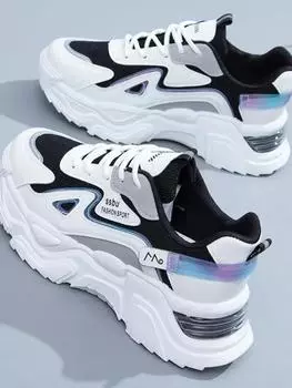 Кроссовки, женские туфли на плоской подошве, женская обувь, зеленые повседневные кроссовки, женские массивные кроссовки, женская обувь 39