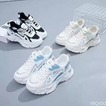 Кроссовки, женские туфли на плоской подошве, женская обувь, зеленые повседневные кроссовки, женские массивные кроссовки, женская обувь 35 зелёный