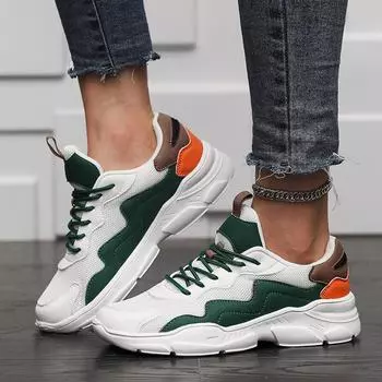 Кроссовки женские туфли женские легкие сетчатые дышащие универсальные повседневные туфли черные кроссовки для мужчин и женщин 2024 35 бежевый