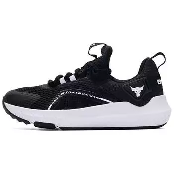 Кроссовки женские Under Armour Project Rock BSR 3 черные белые 3026458-001 37.5