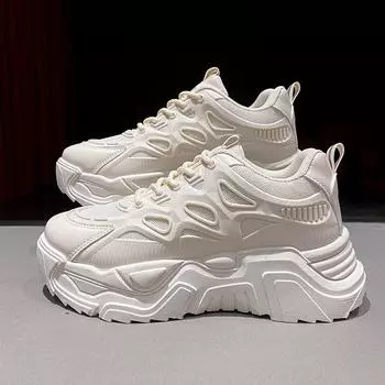 Кроссовки женские весенние дизайнерские повседневные женские туфли из вулканизированной стали белые женские спортивные туфли на шнуровке 35
