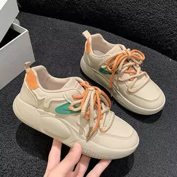 Кроссовки женские весенние новинки легкие мягкие подошвы удобные кроссовки модные универсальные повседневные кроссовки 35 белый