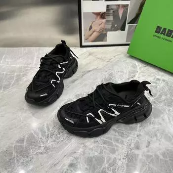 Кроссовки женские весна и осень с дышащей сеткой Muffin Bottom Кроссовки женские на шнуровке Модели Мода Спорт 35 серебряный