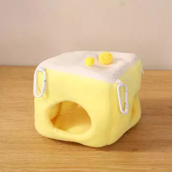 Кровать для хомяка, подвесной домик, туннель для домашних животных, пещера для морской свинки для маленьких S