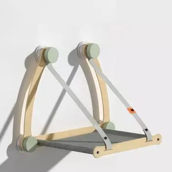 Кровать для кошки на окно, большая грузоподъемность, насест для кошки на окно, гамак с прочными присосками для серый