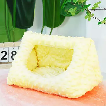 Кровать для маленьких животных-хомяков, укрытие, удобная пещера, домик для морской свинки, для кролика, ежа,