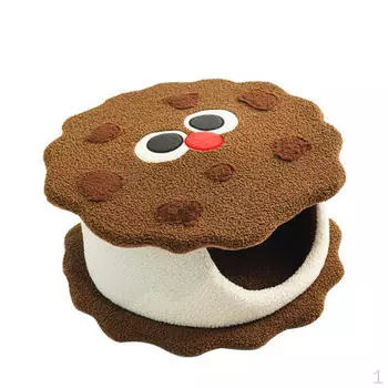 Кровать для печенья, укрытие для кошек, домик для маленьких животных, пещера для спящих котят, кондоминиум для