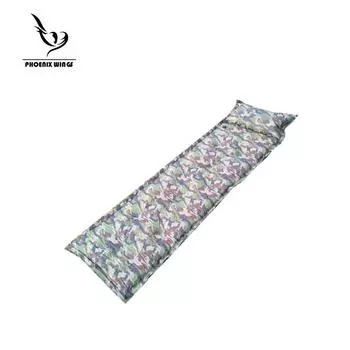 Кровать для путешествий в автомобиле, камуфляжная автоматическая складная надувная подушка с подушкой, прошитой расширенной подкладкой, автомобильный матрас зелёный