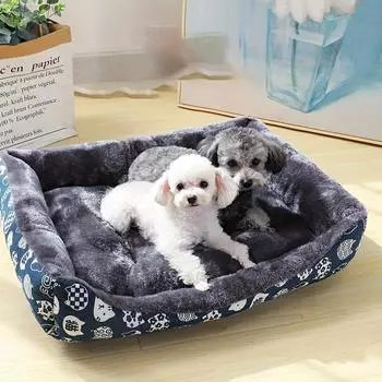 Кровать для собак, диванные коврики, товары для домашних животных Coussin Chien, аксессуары для животных, корзины для собак, принадлежности для большого, среднего, маленького дома, кровать для кошек 70x50cm жёлтый