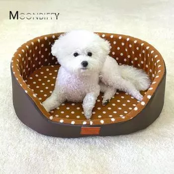 Кровать для собак, мягкий диван, спальные кровати, удобное одеяло для щенков, дышащая, прочная подушка для маленьких и средних собак, товары для животных S 38x29x13cm