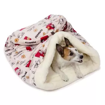 Кровать для собак Pet Paradise, осенний трубчатый спальный мешок Boa, узор Snoopy Far Infrared Nap x M (42 70см)