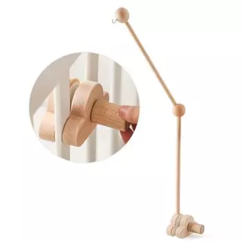 Кровать Etucdose Merry Arm Деревянный кронштейн для кронштейна Merry Baby Мобильная детская кровать Детская игрушка Детский подарок для ребенка Подарок в форме облака