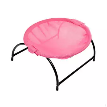 Кровать-гамак для кошек с высокой посадкой, устойчивая к царапинам, удобная для сна, приподнятая кроватка розовый