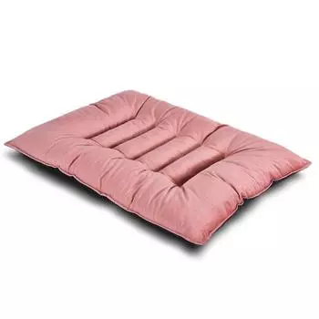 Кровать из железной сетки, подходящий толстый хлопковый коврик, коврик для питомца, будка для собак, осенние и зимние товары для животных, мягкий коврик с завязкой S