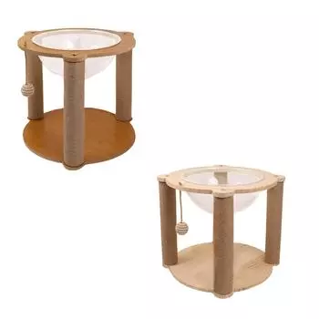 Кровать-капсула для кошек, гамак для кошек, лазанья с мячом, деревянная кровать для маленьких домашних животных, спальное гнездо