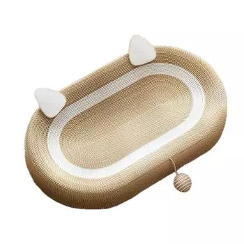 Кровать-когтеточка для кошек Товары для животных Сизаль Пеньковая внутренняя кошачья ушка Скандинавский долговечный большой антистрессовый ухо (Форма кошки)