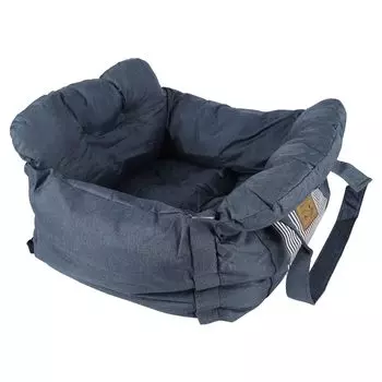 Кровать-кровать PEANUTS Snoopy Fluffy Drive для прогулок, темно-синяя, для собак и кошек тёмно-синий