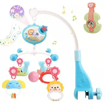 Кровать Merry Music Sleeping Baby развивающая игрушка IKING поставляется с погремушкой на 360 градусов с пультом дистанционного управления подарок на день рождения для ребенка подарок на японском языке инструкции