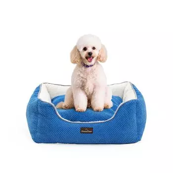 Кровать-обнимашка для домашних животных GrandTies (Синий, С) синий