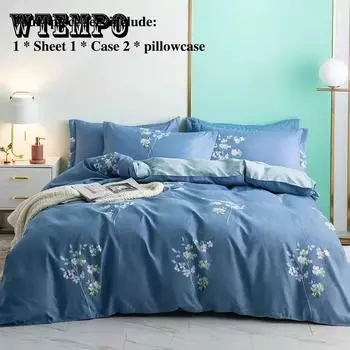 Кровать, состоящая из четырех частей, была с рукавами в комплекте, 1,8 метра, 2 метра, кровать в стиле Qingxianjie, домашнее постельное белье Queen