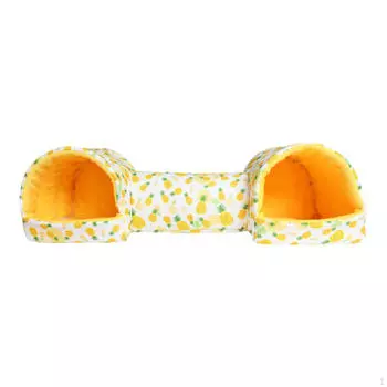 Кровать-туннель для хомяка, теплое дышащее укрытие, морская свинка, игрушка для мышей, шиншилла pumpkin