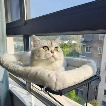 Кровати для сна домашних животных, насест для отдыха в помещении, гамак, кровать, крепление на окно, принадлежности для домашних животных, полка для загара X3UC