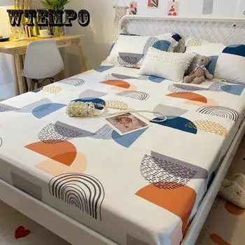 Кровати, трехсекционная наволочка из чистого хлопка, чехол для подушки 1,5 метра 1,8, защитный чехол для кровати Matsmons, пылезащитный чехол для кровати Double