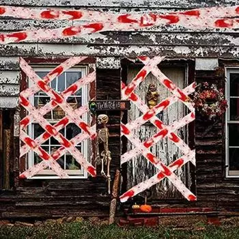 Кровавая повязка, украшение на Хэллоуин, жуткая марля, страшная искусственная кровяная ткань, реквизит для вечеринки, макет места для дома с привидениями 10M