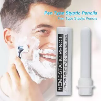 Кровоостанавливающий карандаш, квасцовые спички, 100-процентный натуральный камень из квасцов, кровоостанавливающие спички после бритья белый