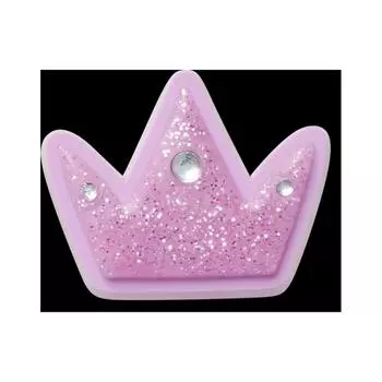 Крокс крошечный фиолетовый блестящий Crown Gibbitz 10014804 shuffle/one sizefree