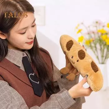 Круассан плюшевая игрушка имитация хлеба мягкие плюшевые игрушки мягкая еда подушка игрушка для снятия стресса для детей взрослых A