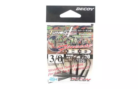 Крючки-червяки Decoy Worm 220 Cover Finesse HD, размер 3/0 (3293)