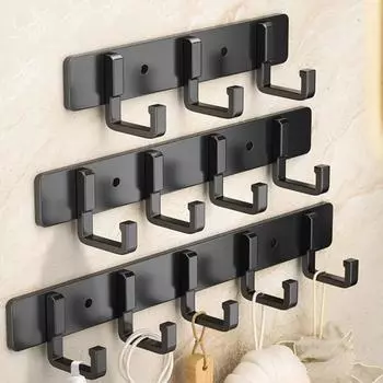 крючки для дверей без сверления, крючки для ванной, для хранения в спальне, крючки для вешалок, настенный крючок для одежды, кухонные крючки
