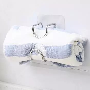 Крючки для хранения на кухне без проколов, не оставляющие следов, для ванной комнаты, умывальника, экономят место, настенный крючок, самоклеящаяся полка для хранения