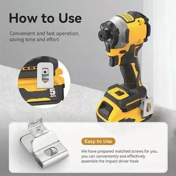 Крючки для инструментов, электроинструменты, электроинструменты с крючками-зажимами, пряжки для талии, электроинструменты, пряжки для ремней, с отвертками