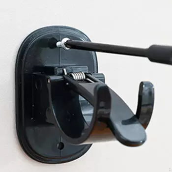 Крючки для карнизов, нет, универсальные кронштейны из полипропилена премиум-класса для спальни и гостиной чёрный