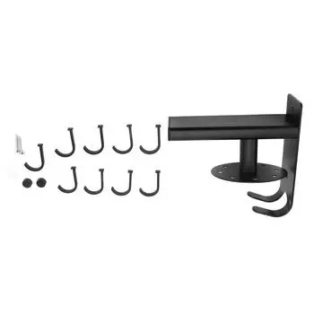 Крючки для кухонных принадлежностей, вращающиеся на 360 градусов, вешалки для кухонных принадлежностей, настенные крючки с 8 крючками для