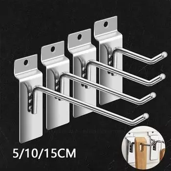 Крючки для настенных панелей, многоцелевые, прочные, для панельных дисплеев, толстые металлические крючки для настенных панелей класса люкс для гаражных магазинов, розничных дисплеев Diameter3.3mm 5cm