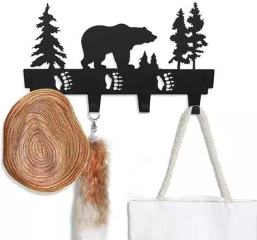 Крючки для одежды настенные - органайзер для прихожей, поводка для собак, держатель ключей, одежда, головные уборы, вешалка для полотенец и крючок для хранения вещей бронзовый