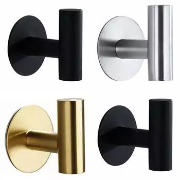 Крючки для полотенец для ванных комнат, настенный крючок из нержавеющей стали для подвешивания, прочный крючок для спальни, кухни, ванной комнаты золотой