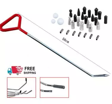 Крючки для ремонта вмятин из нержавеющей стали, удаление вмятин на кузове автомобиля, крюки для толкателя лома, инструменты для ремонта дверных ручек, удаление вмятин