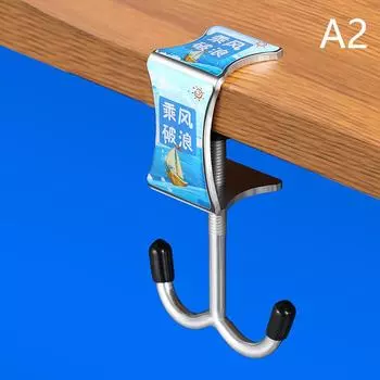 Крючки для стола из нержавеющей стали, крючки для студенческого рюкзака, подвесные крючки для хранения, крючки для края офисного стола, школьные крючки для бутылок с водой