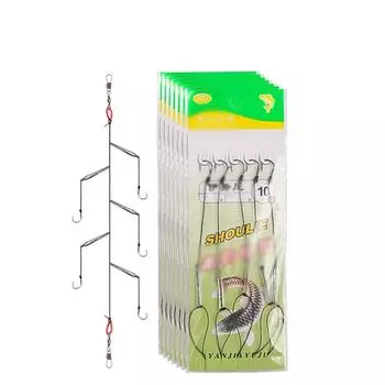 Крючки для струн 3#-13# из высокоуглеродистой стали рыболовные крючки оснастки вертлюжок одинарный рыболовный крючок комбинированный 5 Haken бородка острый хамекон Pesca