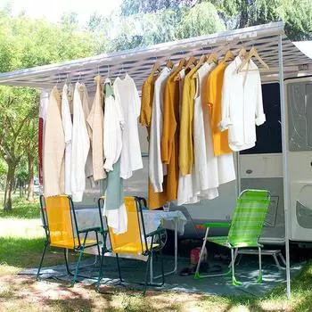 Крючки для тента для автодома, кемпинга, крючки для тента, металлические вешалки для вечеринок, шапки, подвесные аксессуары для кемпинга на открытом воздухе One Size серый