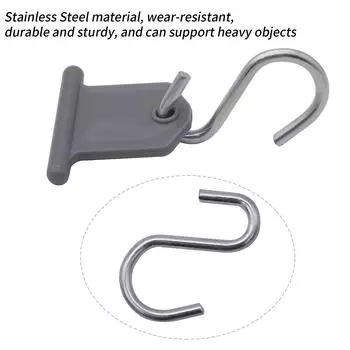 Крючки для тентов на колесах для фонарей, аксессуары для тентов для кемпинга, вешалки для вечеринок на колесах, вешалки для светильников, 8 шт. разноцветный