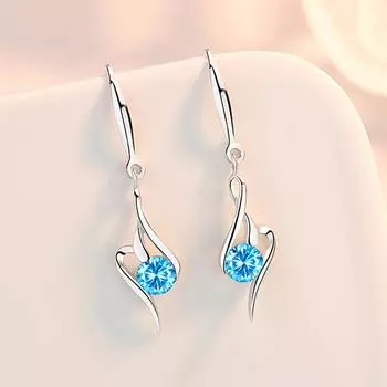 Крючки для ушей и серьги в виде крыльев ангела для женщин, японские и корейские простые и модные темпераментные универсальные крючки для ушей в виде крыльев