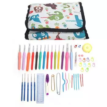 Крючки для вязания, удлиненная игла для свитера, цветная мягкая ручка, инструменты для плетения для любителей рукоделия