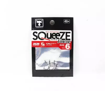 Крючки Jackall Squeeze Finesse Wacky Style, размер 6 6 (4723)