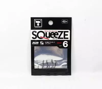 Крючки Jackall Squeeze Wacky Style, размер 6 6 (4747)